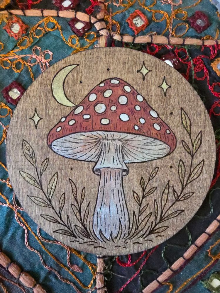Redcap Mushroom Altar Tile